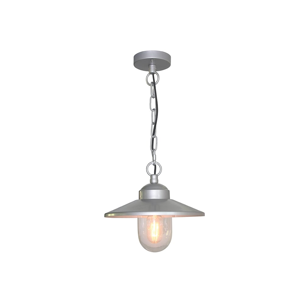 Scandinavian Collection Outdoor Ceiling Light In Silver Finish IP44 KLAMPENBORG8