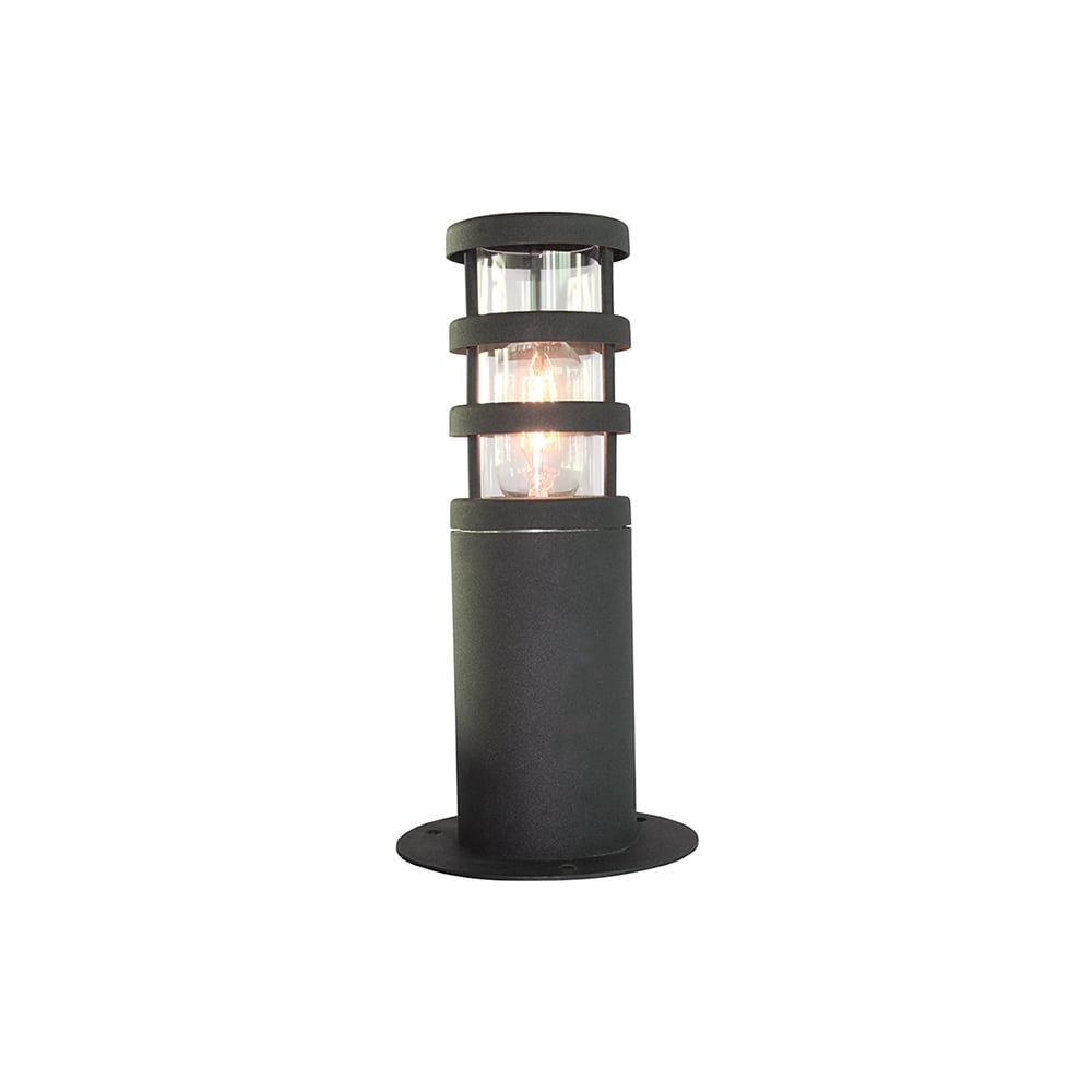 Scandinavian Collection Outdoor Pedestal Light In Black Finish IP44 HORNBAEK PEB