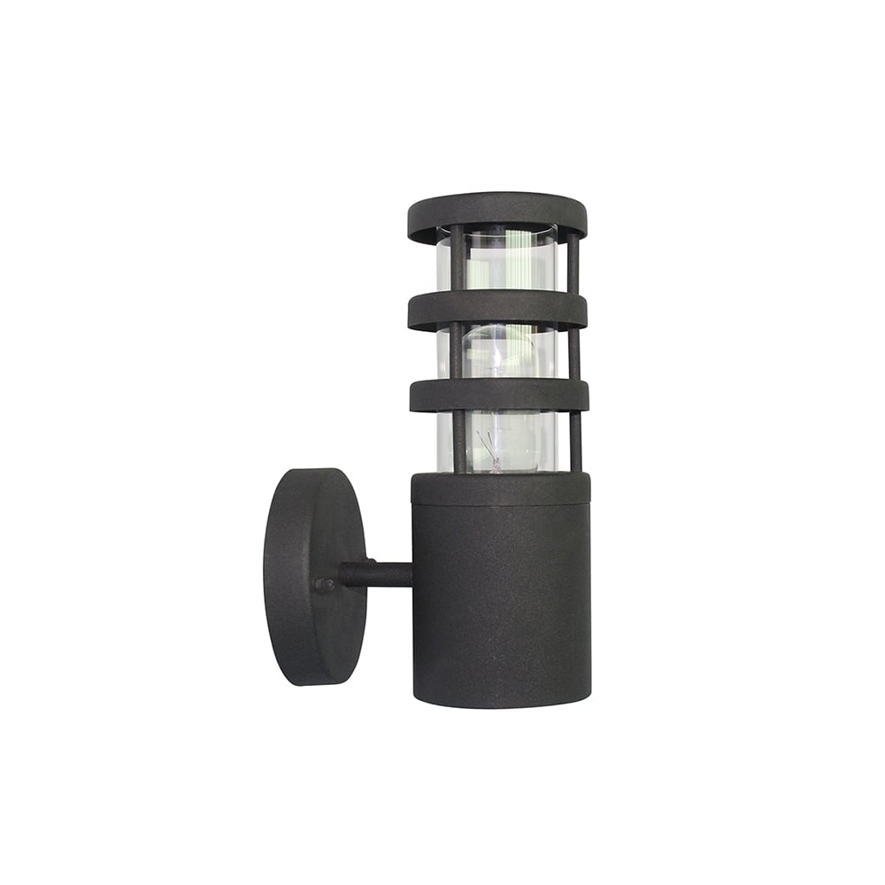 Scandinavian Collection Wall Light In Black Finish IP44 HORNBAEK W1