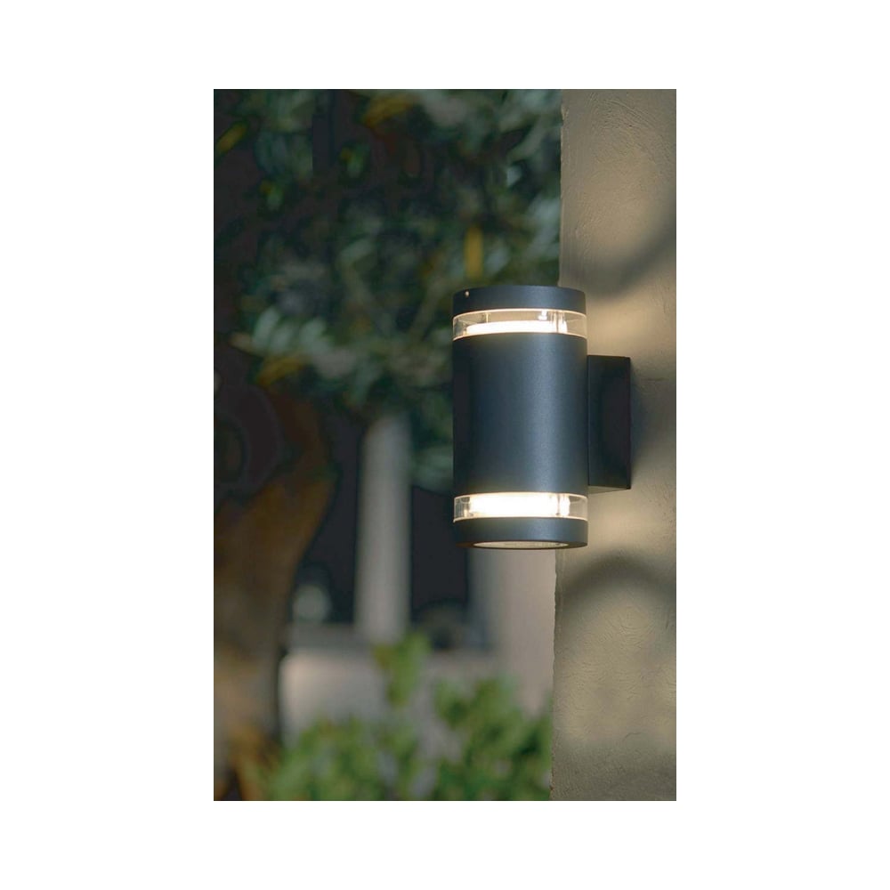 Focus Up And Down Wall Light In Dark Grey Finish IP65 UT/FOCUS 6046