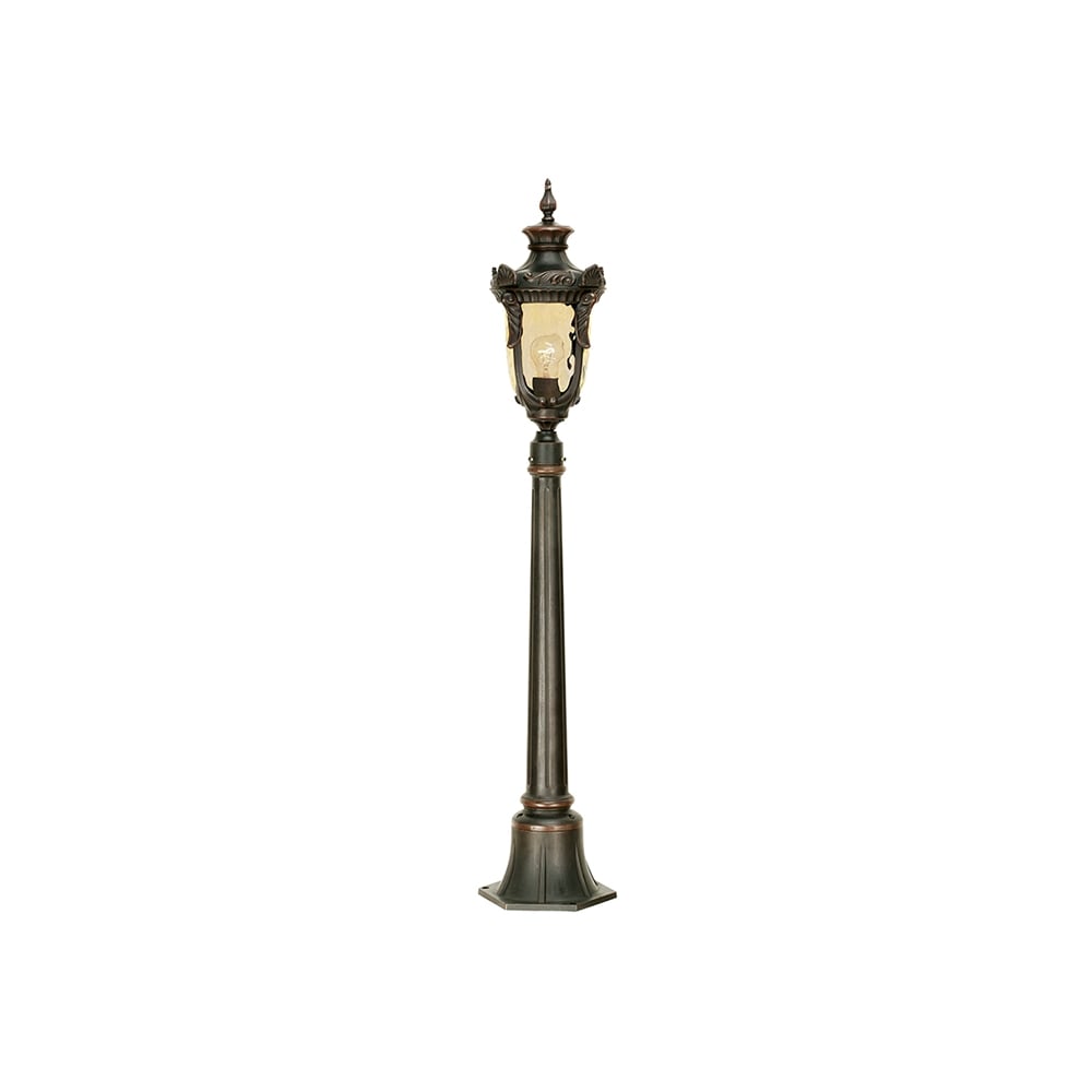 Philadelphia Distinctive Medium Outdoor Pillar Lantern In Old Bronze Finish PH4/M OB