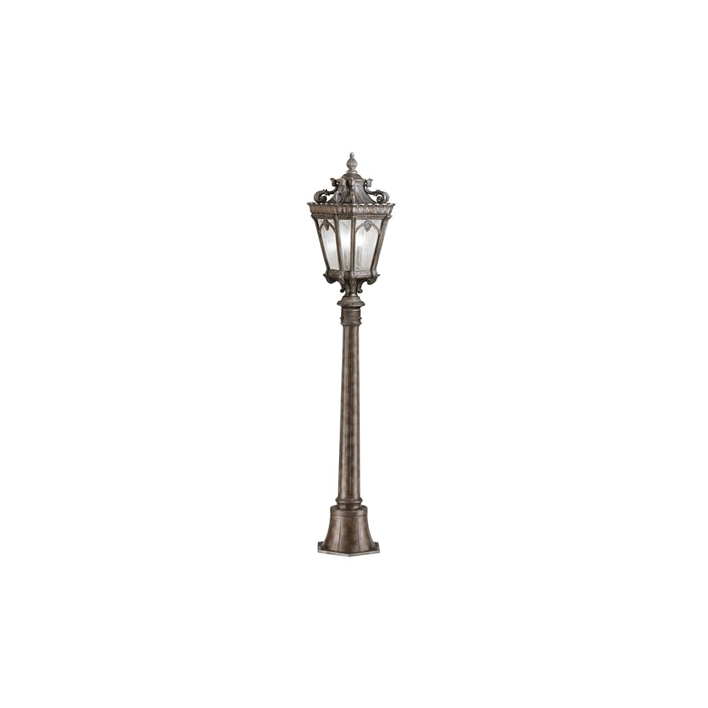 Tournai Outdoor Medium Pillar Lantern In Londonderry Finish KL-TOURNAI4-M