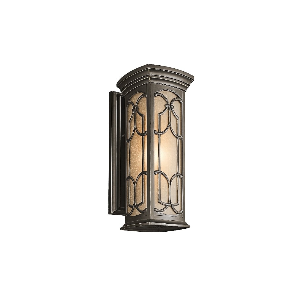 Franceasi Outdoor Medium Wall Lantern In Olde Bronze Finish KL/FRANCEASI/M