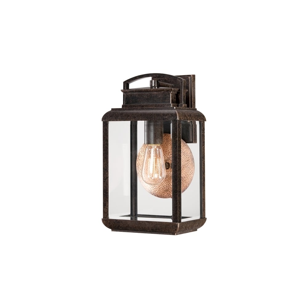 Byron Outdoor Vintage Medium Wall Lantern In Imperial Bronze Finish QZ/BYRON/M