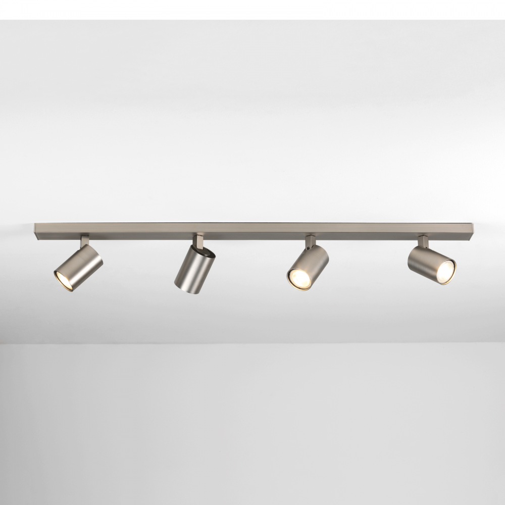 Ascoli Modern 4 Light Bar Spot Light In Matt Nickel Finish 1286133