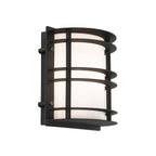 Stockholm Outdoor Flush Lantern In Black Finish With Frosted Glass ST-FLU-E27-BLK-O