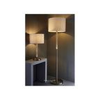 Andromeda Stylish Floor Lamp In Satin Chrome Finish With Bubble Effect 71620