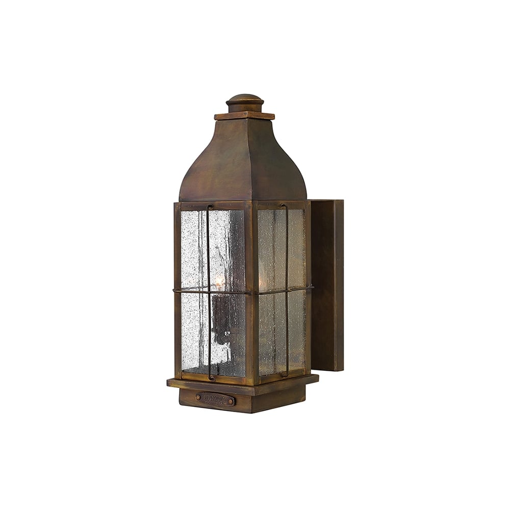 Bingham Classic Medium Outdoor Wall Lantern In Sienna Finish IP44 HK/BINGHAM/M