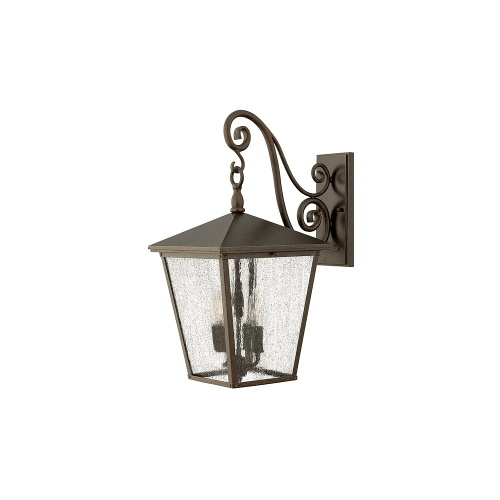 Trellis Outdoor Large Wall Lantern In Regency Bronze Finish IP44 HK/TRELLIS2/L