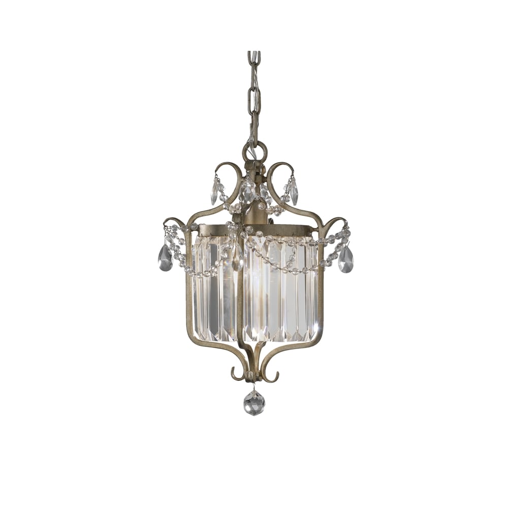 Bellini Stylish Duo Mount Single Chandelier In Glided Silver Finish FE/GIANNA1C