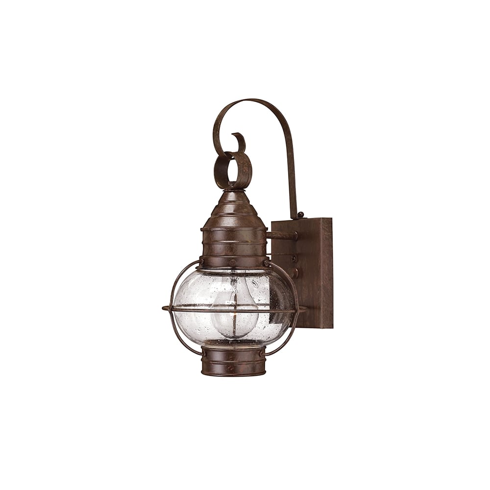 Cape Cod Outdoor Small Wall Lantern In Sienna Bronze Finish IP23 HK/CAPECOD2/S