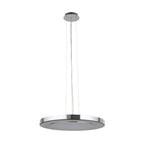 Lexi LED Small Disc Ceiling Pendant Light With Crushed Ice Effect 3090-35CC