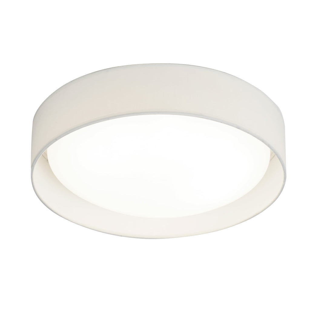 Contemporary LED Flush Ceiling Light With White Finish 9371-37WH