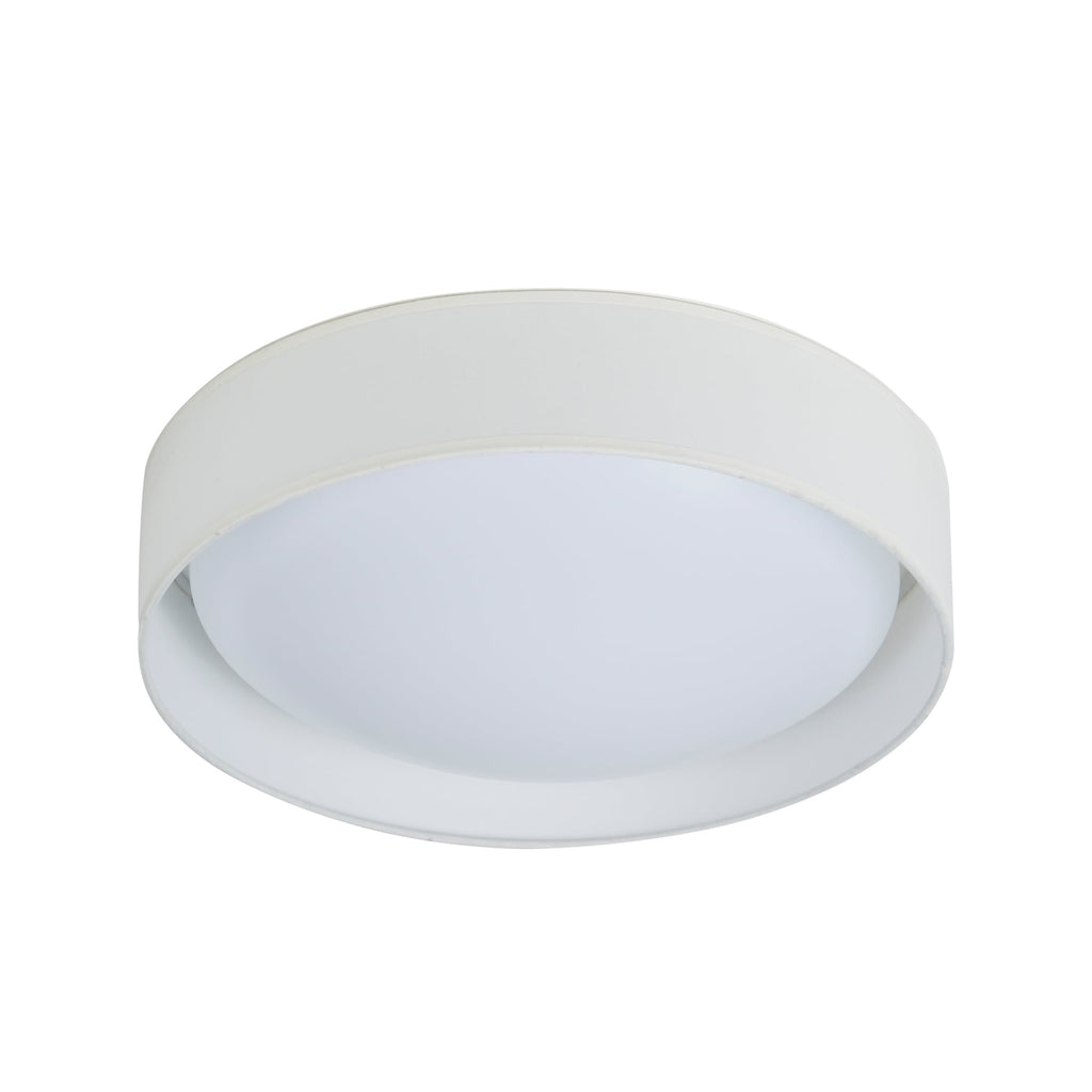 Contemporary LED Flush Ceiling Light With White Finish 9371-37WH