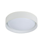 Contemporary LED Flush Ceiling Light With White Finish 9371-37WH