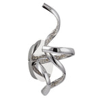 Twirls Modern LED Crystal Wall Light In Chrome Finish 9208CC