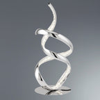 Twirls Modern LED Crystal Table Lamp In Chrome Finish 9218CC