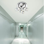 Modern 3 Way LED IP44 Chrome Bathroom Ceiling Spotlight Fitting -4413CC
