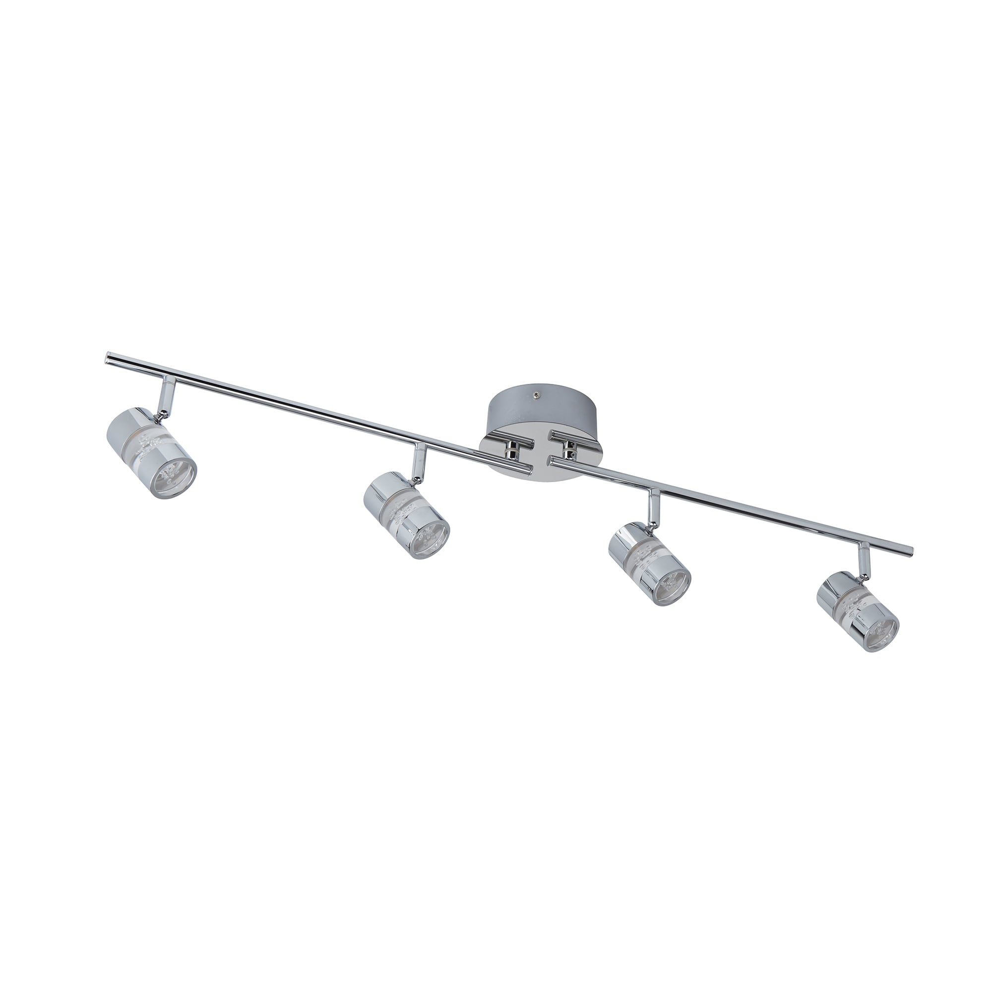 Bubbles Bathroom Ceiling Bar Spotlight In Polished Chrome IP44 4414CC