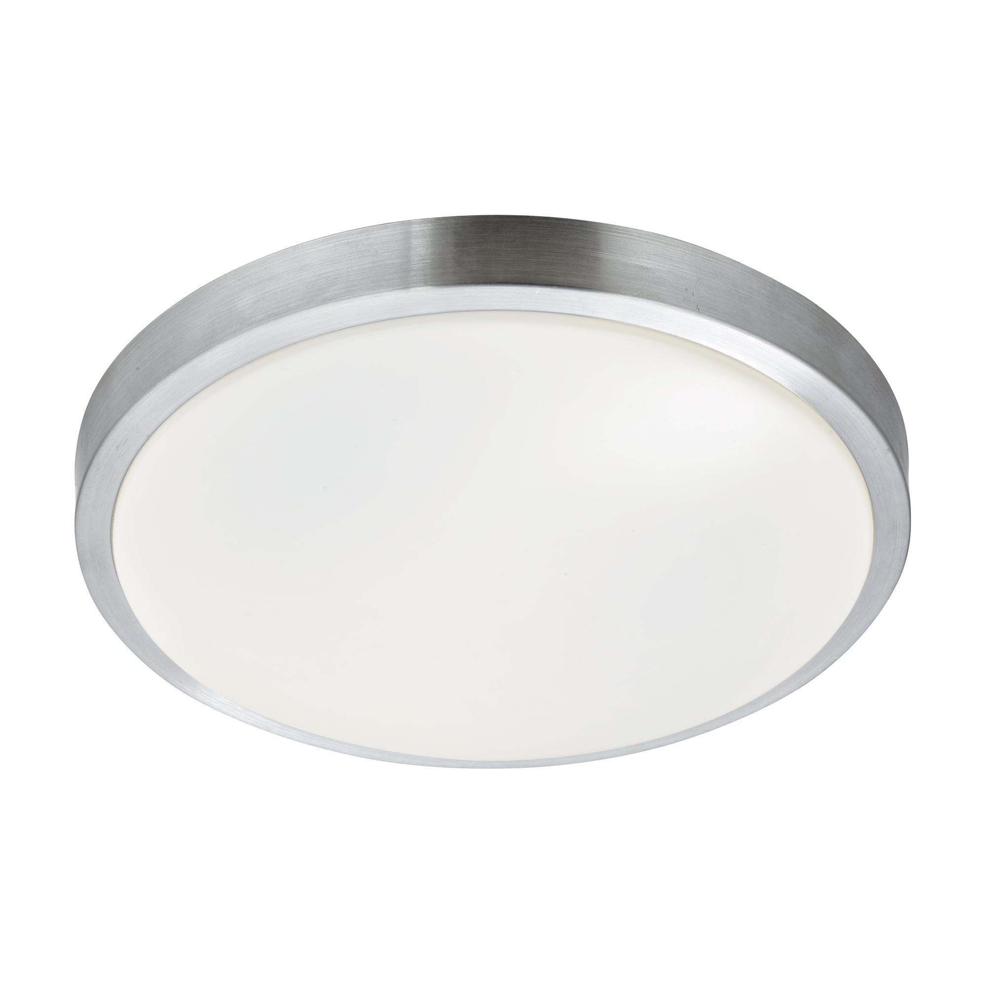 Bathroom LED Flush Ceiling Light In Aluminium Finish 6245-33-LED