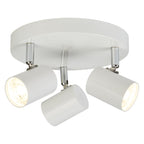 Rollo Modern LED Cylinder Head Plate Ceiling Spotlight In White Finish 3173WH