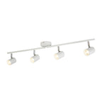 Rollo Modern LED Cylinder Head Bar Ceiling Spotlight In White Finish 3174WH