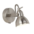 Focus Single Wall Spotlight In Satin Silver Finish 1541SS