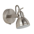 Focus Single Wall Spotlight In Satin Silver Finish 1541SS