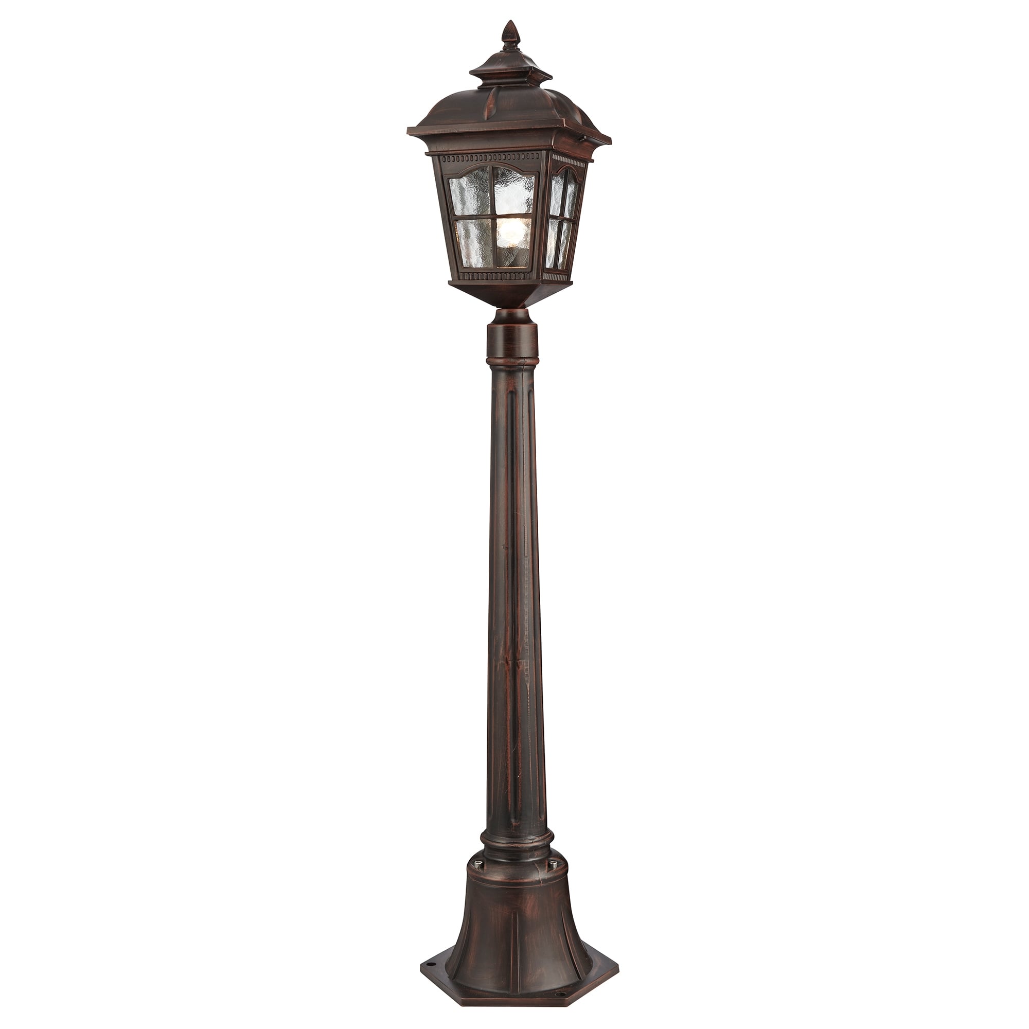 Pompeii Traditional Outdoor Post Light In Bronze Finish IP44 1575BR