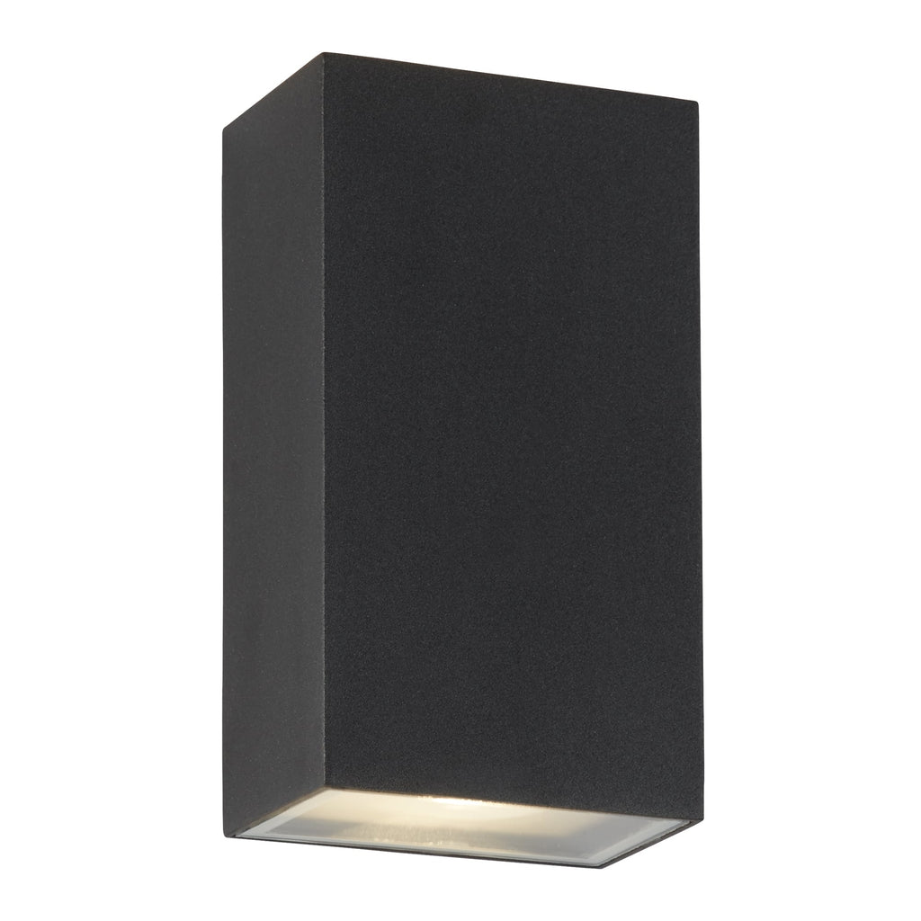 Outdoor Modern Rectangular LED Wall Light In Black Finish IP44 8852BK