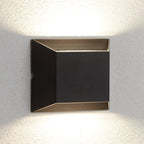 Outdoor Modern LED Rectangular Wall Light In Black Finish IP44 5111BK