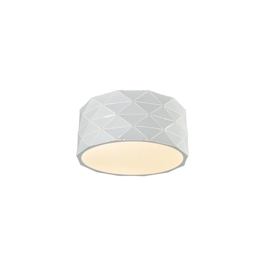 Modern Flush Ceiling Light In White Finish FC5768