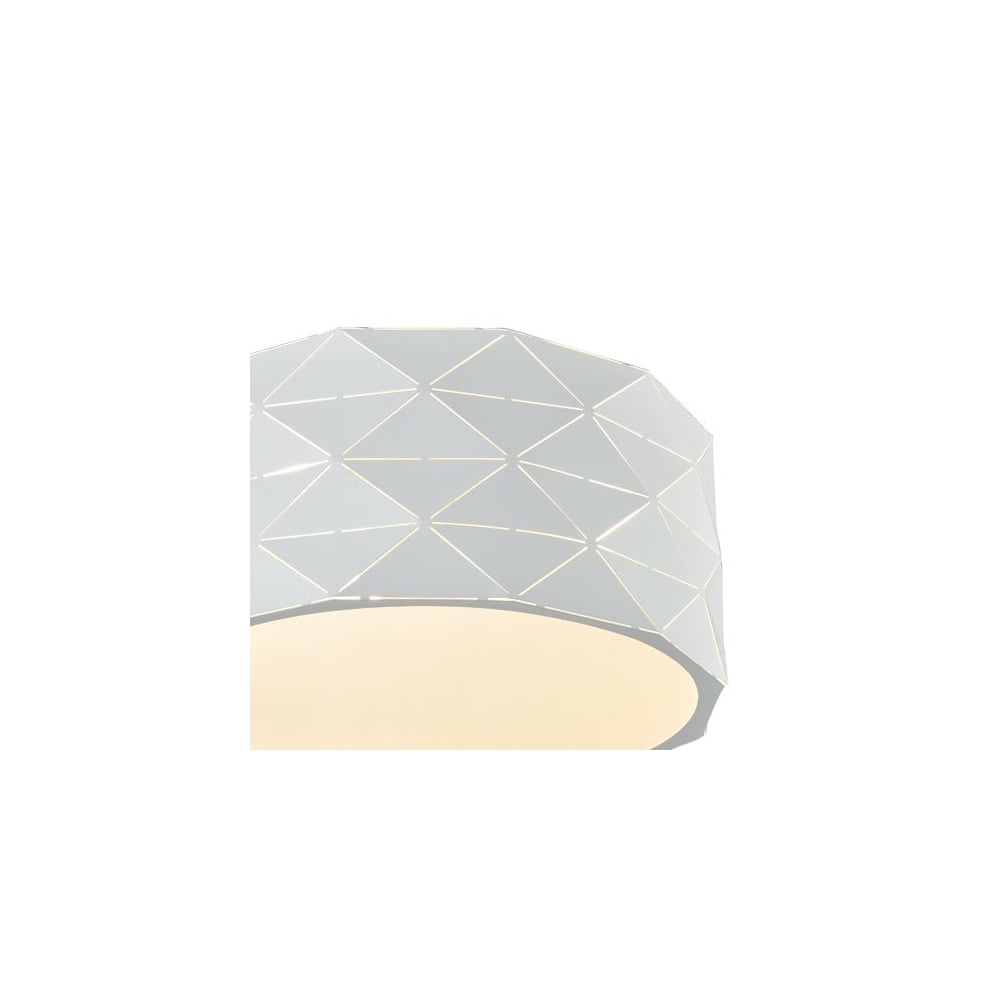 Modern Flush Ceiling Light In White Finish FC5768
