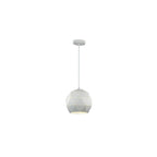 Small Round Ceiling Pendant Light In White Finish SUS145