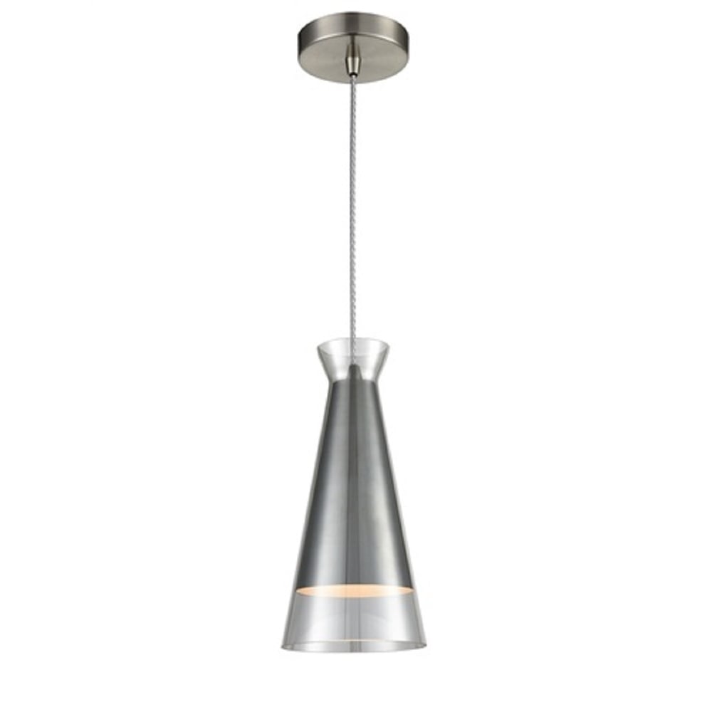 LED Ceiling Pendant Light In Satin Nickel Finish SUS163