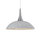 Ceiling Pendant Light In White And Chrome Finish SUS131