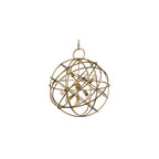 Orbit Large Ceiling Pendant Light In Matt Gold Ironwork Finish F2366/7