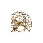 Orbit Medium Ceiling Pendant Light In Matt Gold Ironwork Finish F2366/6