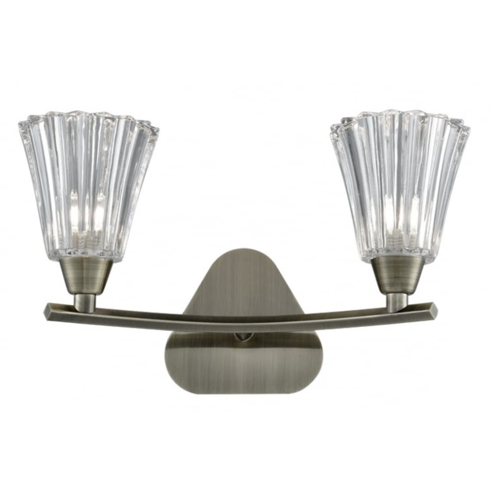 Twin Wall Light In Bronze Finish FL2378-2