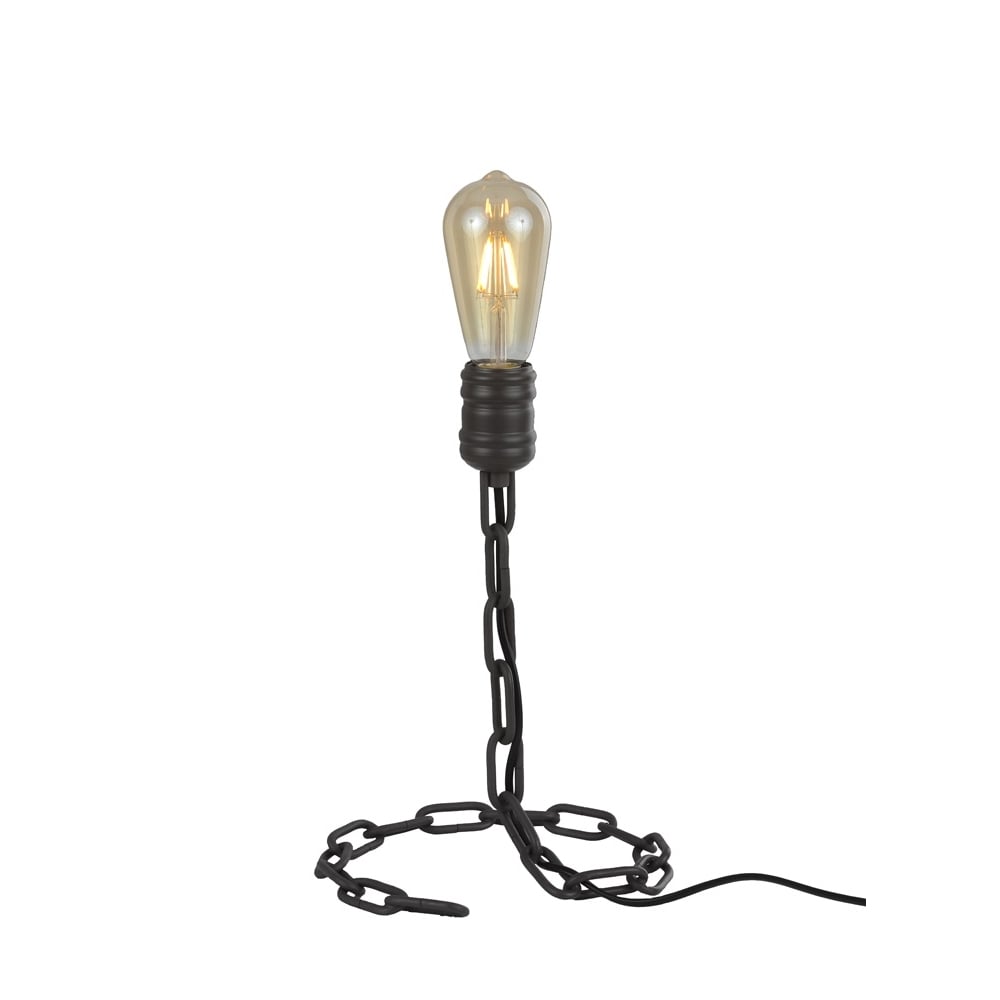 Modern Table Lamp In Antique Ironwork Finish