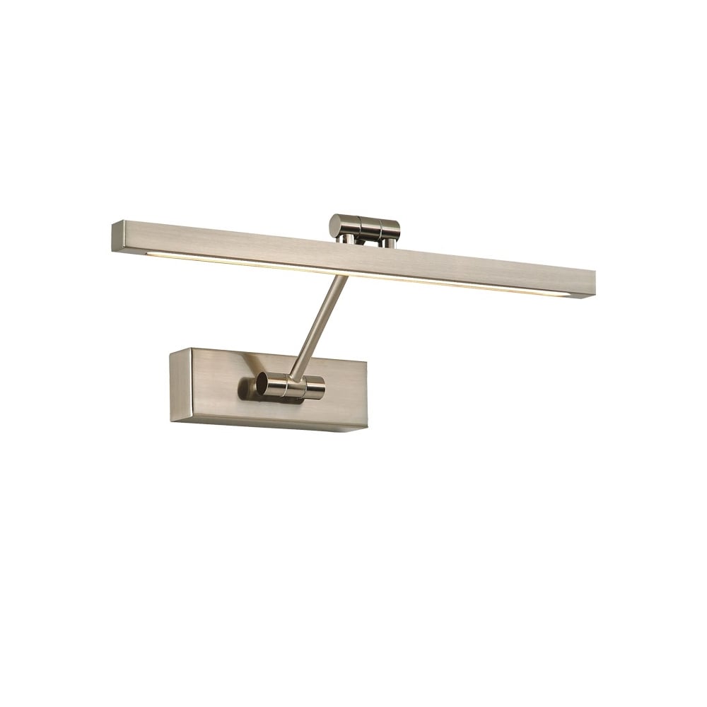 Contemporary LED Square Picture Light In Satin Nickel Finish 38 cm W085