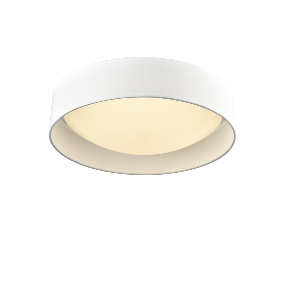 Stylish Flush Ceiling Light In Cream Finish With White Inner CF5784