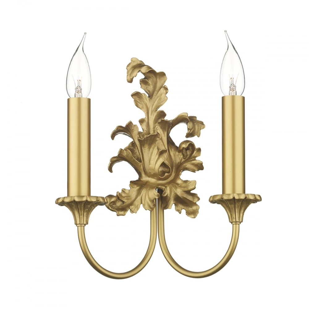 Ormolu Decorative Twin Wall Light In Gold Finish SC22