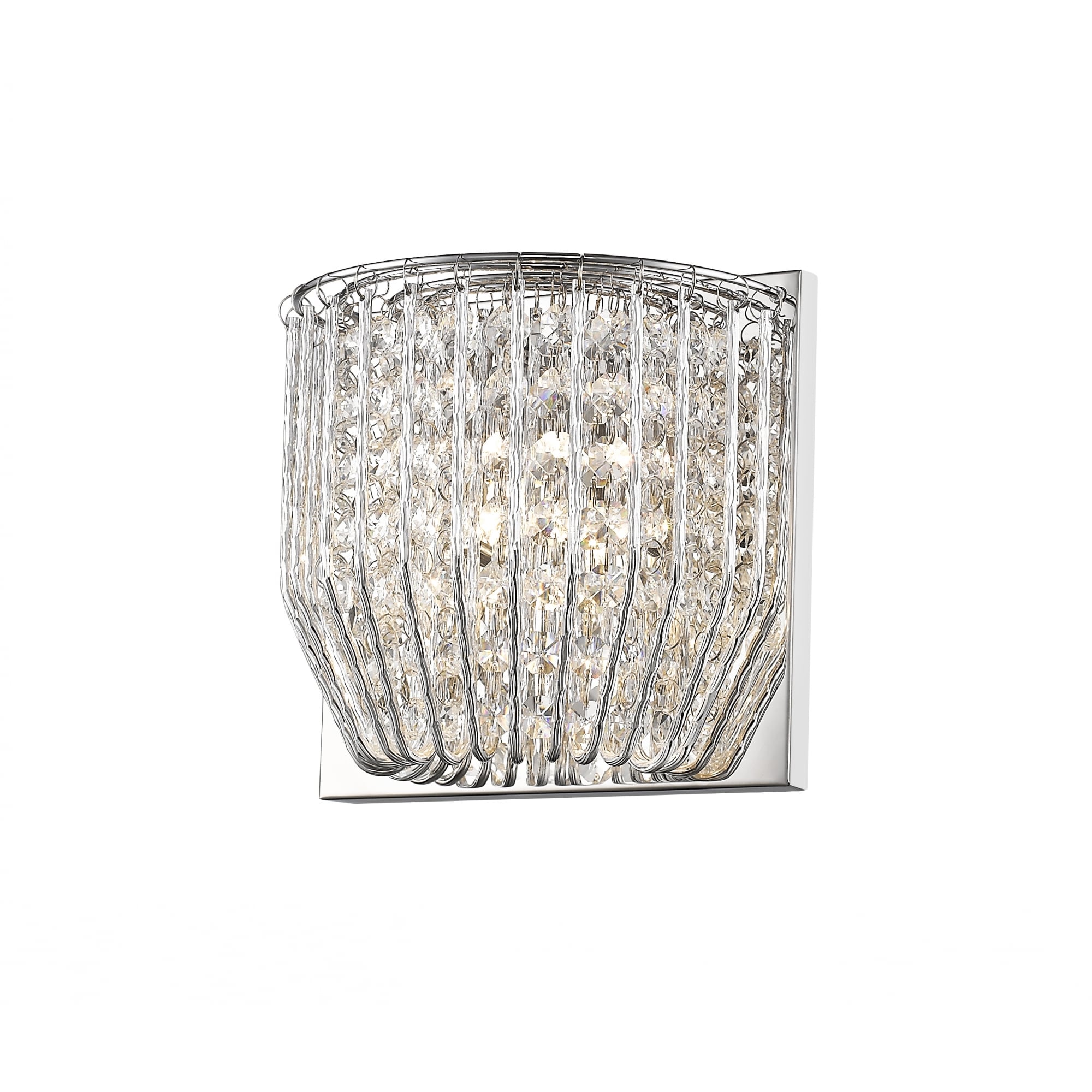Carlo Stylish Crystal Wall Light In Chrome Finish CFH508052/01/WB/CH
