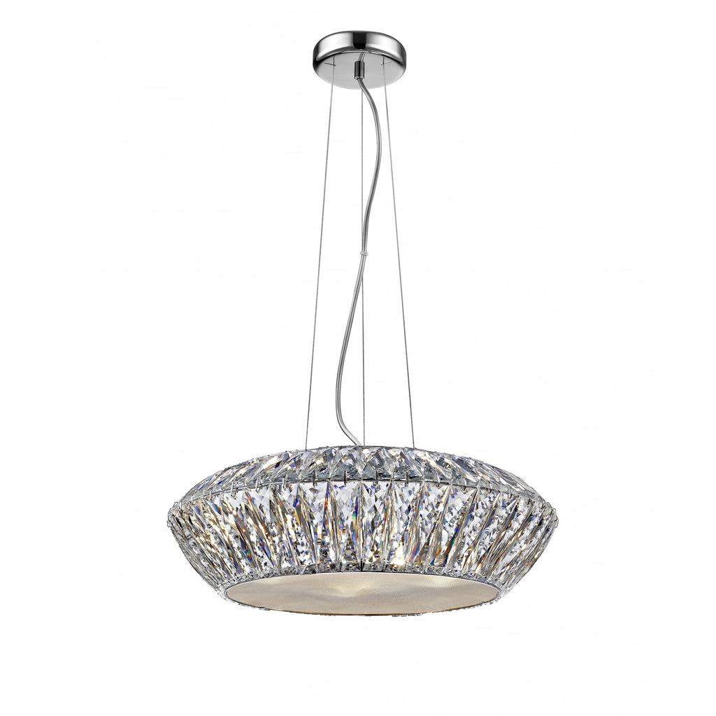 Armel Modern 5 Light LED Ceiling Pendant In Chrome Finish LED1705/05/CH