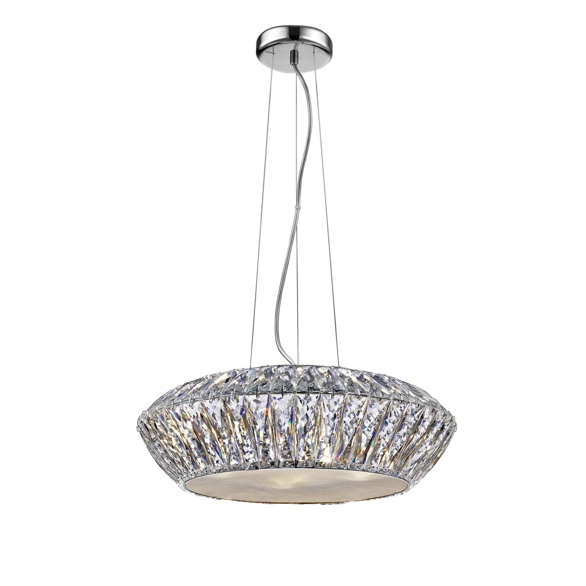 Armel Modern 5 Light LED Ceiling Pendant In Chrome Finish LED1705/05/CH