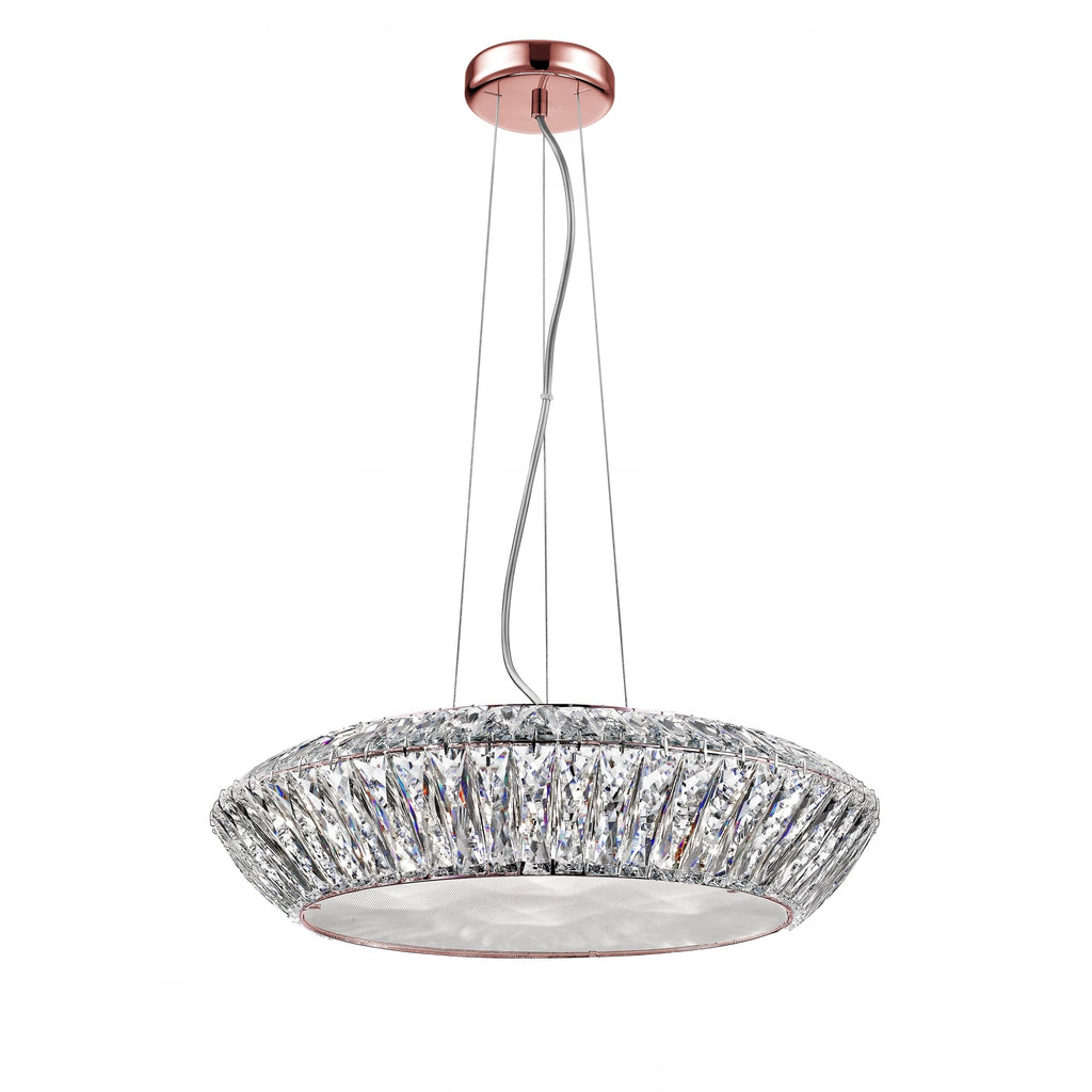 Armel Modern 5 Light LED Ceiling Pendant In Chrome Finish LED1705/05/CH