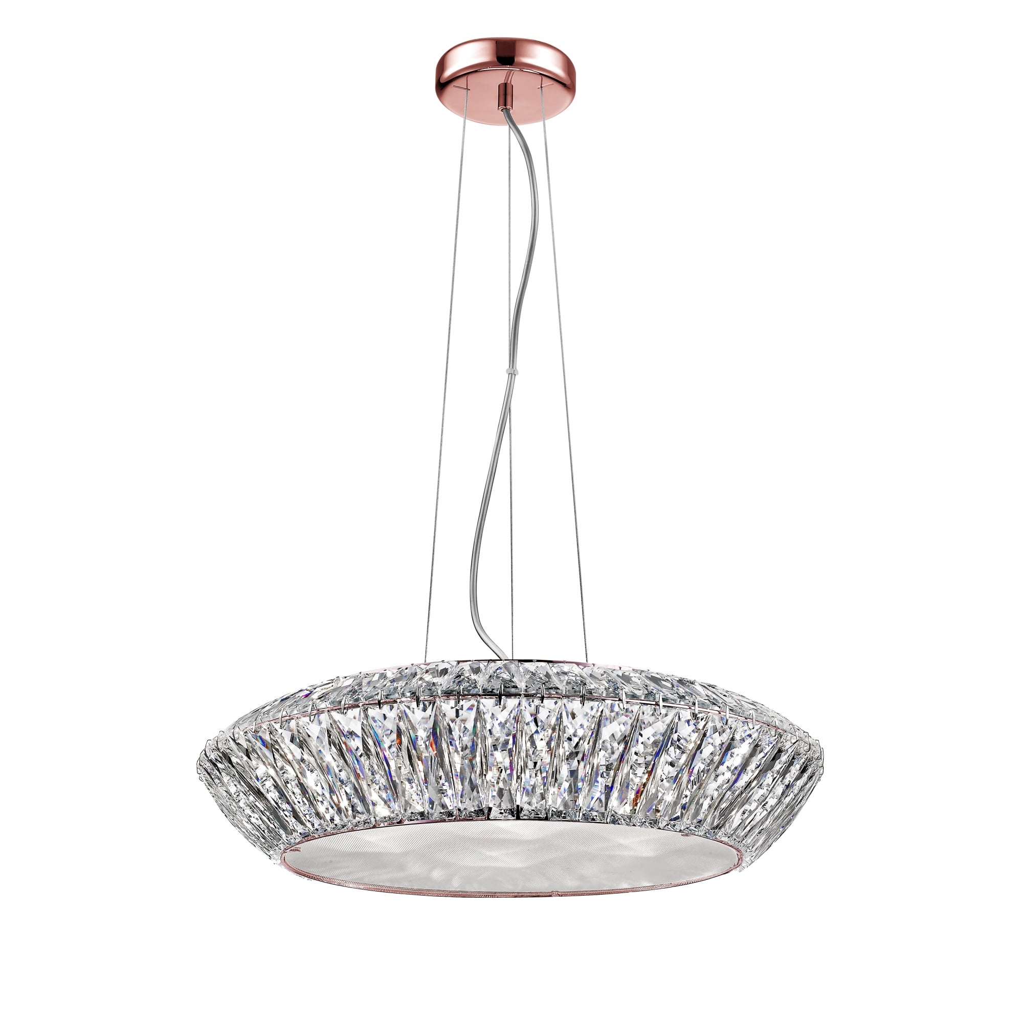 Armel Modern 5 Light LED Ceiling Pendant In Chrome Finish LED1705/05/CH
