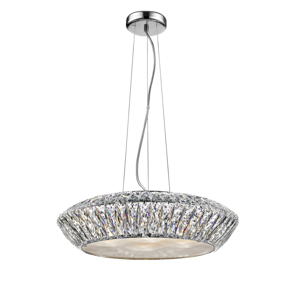 Armel Modern 7 Light LED Ceiling Pendant In Rosy Gold Finish LED1705/07/RG