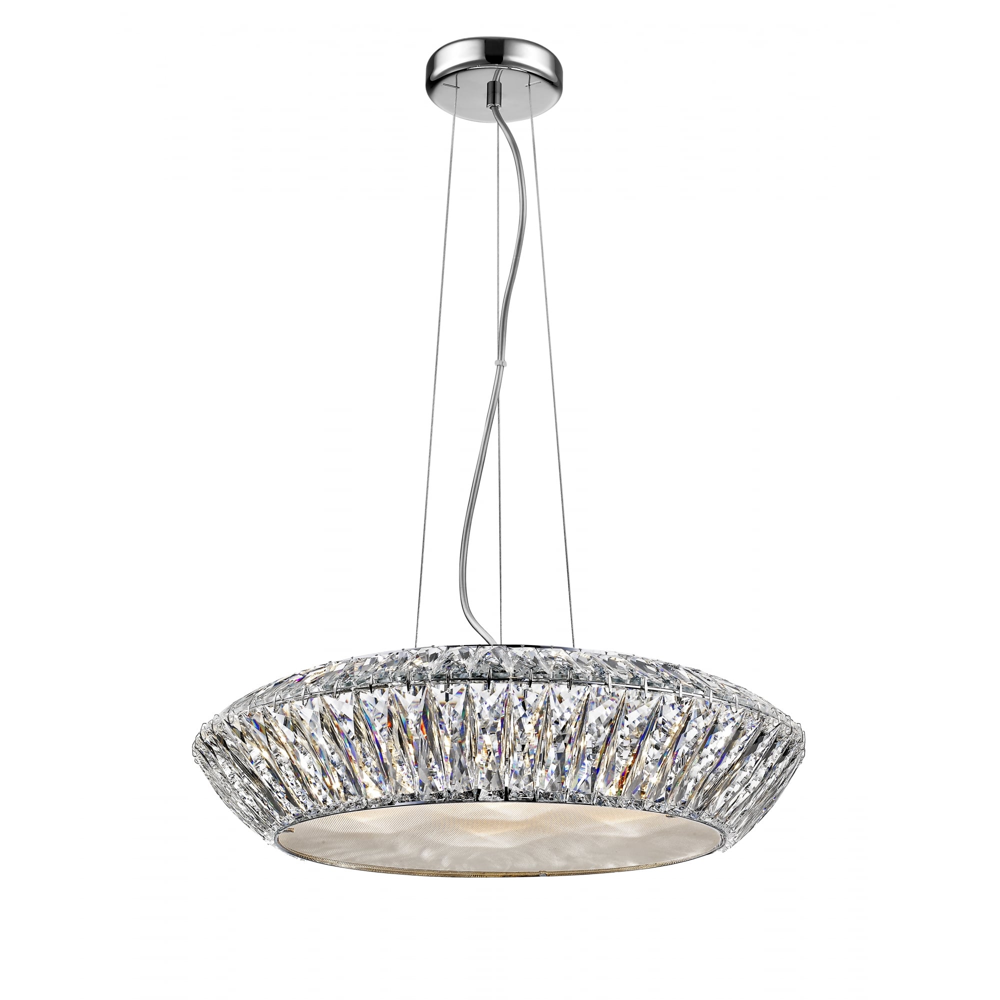 Armel Modern 7 Light LED Ceiling Pendant In Rosy Gold Finish LED1705/07/RG